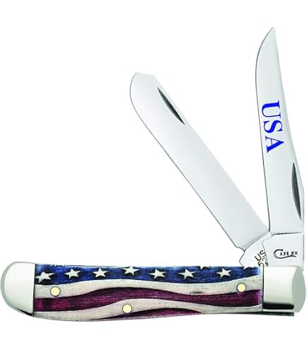 Amazon.com: Case WR XX Pocket Knife Patriotic Smooth Natural Bone